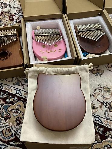 Kalimbalar: Kalimba. Əla vəziyyətdə, yeni Pişik formalı yüksək keyfiyyətli — 3