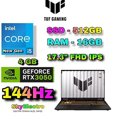 asus tuf dash: İşlənmiş ASUS TUF Gaming, 17.3 ", Intel Core i5, 512 GB, Ünvandan götürmə, Pulsuz çatdırılma, Ödənişli çatdırılma — 1