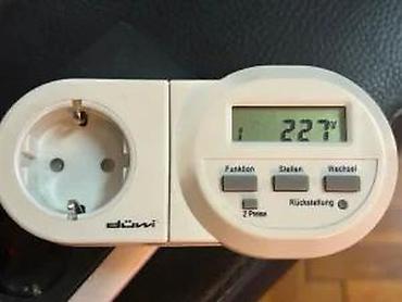 agregat professional: Merač potrošnje električne energije Düwi 05370 (šuko utičnica sa LCD — 8