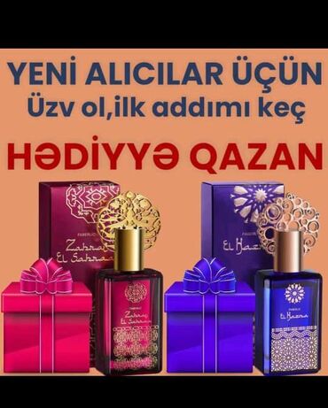 qadin lifcikleri: Faberlic şirkətinə üzv olun özünüzə lazım olan məhsulları endirimlə