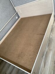 купить двуспальную кровать бу: Эки кишилик керебет, Колдонулган, Сактоо кутусу менен, узуну - 200 см