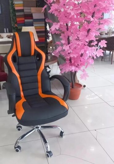 rif ofis mebeli: Yeni, Təkərli, Qolları tənzimlənir, Dəri