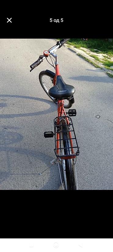 veliki tockovi: Planinski/treking bicikl, crveni, sa 26" točkovima i čeličnim ramom — 5