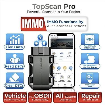 Auto dijagnostika: TOPDON Topscan Pro Bluetooth OBD2 za iOS / Android Dijagnostika svih — 19