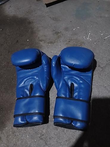 кожа обувь: Боксерские перчатки Fairtex, синие. - Назначение: бокс, тайский бокс — 3