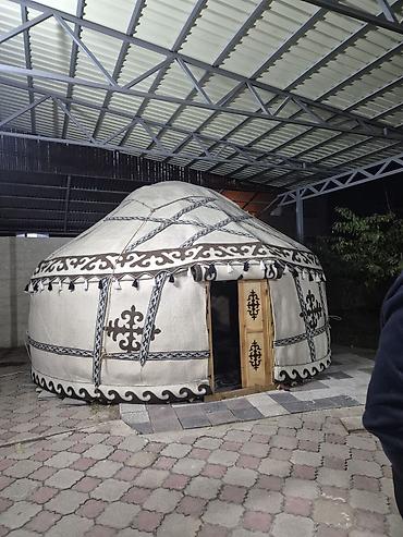 шатры: Аренда юрты, Каркас Деревянный, 85 баш, Посуда, С полом, Самовар — 3