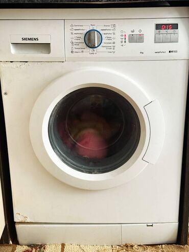 щетки для стиральной машины: Paltaryuyan maşın Siemens, 6 kq, İşlənmiş, Avtomat, Qurutma var, Kredit yoxdur