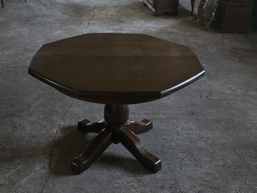 Setovi stolova i stolica: Trpezarijski set – masivni hrastov sto sa 4 stolice - Materijal: pun — 8