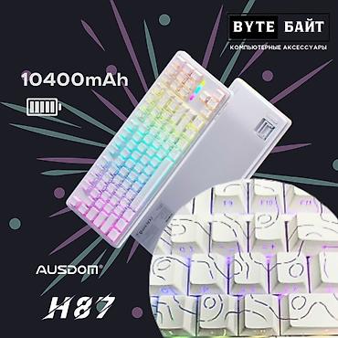 Клавиатуры: Клавиатура, Aula, Механическая, Bluetooth, Проводное подключение, Размер: 80% — 2