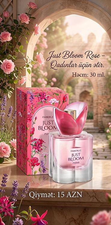 ziyafet donu vilyur s: Faberlic Just Bloom Rose – qadınlar üçün ətir - Həcm: 30 ml - Qiymət — 1