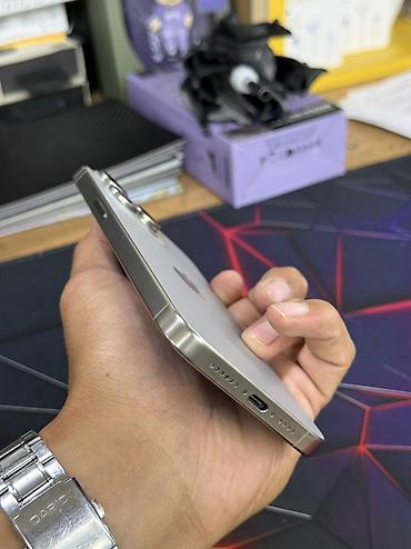 mini iphone: IPhone 15 Pro Max, Б/у, 256 ГБ, Natural Titanium, Защитное стекло, Чехол, В рассрочку, 85 % — 2
