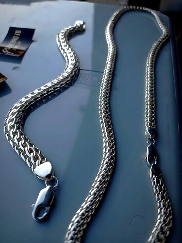 мужская цепь серебро: Цепи и браслеты на Заказ Из качественного серебра На