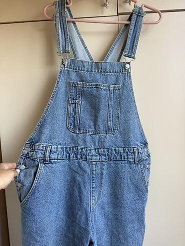Kombinezonlar: Clockhouse “Dungaree” cins kombinezon - Klassik açıq-mavi denim parça — 1