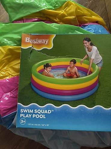 pool: Надувной бассейн Bestway Swim Squad Play Pool. 1,57 m x 46 sm (62" x — 1