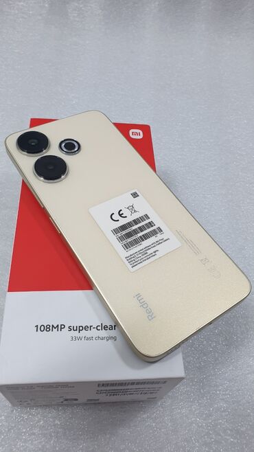 xiaomi 13 про: Xiaomi, Redmi 13, Колдонулган, 128 ГБ, түсү - Саргыч боз, 2 SIM