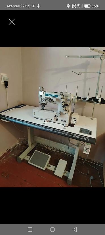 Interlok sessiz matordu Sənaye overlok tikiş maşını – DDLT