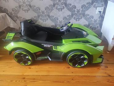 Детские электрокары: Uşaq elektrik maşını – yaşıl rəng, sport dizayn (EVO üslubunda) — 3