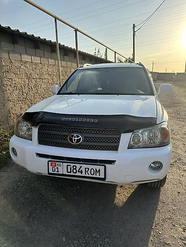 кожаная: Toyota Highlander: 2006 г., 3.3 л, Автомат, Гибрид, Кроссовер — 2