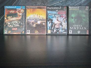 ps2 diskləri: PlayStation 2 üçün orijinal qutu və koverlərdə müxtəlif janrlardan — 6