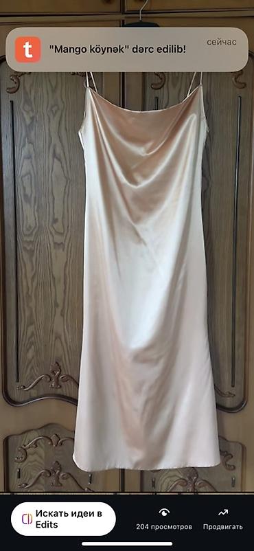 son model donlar: - Material: atlas parça, yüngül və axıcı - Rəng: açıq şampan - — 1