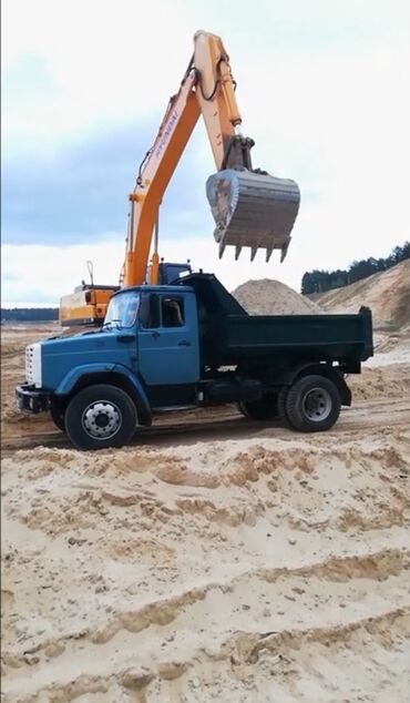 Песок: Смесь для бетона КамАЗ зил Зил услуга доставка щебень отсев