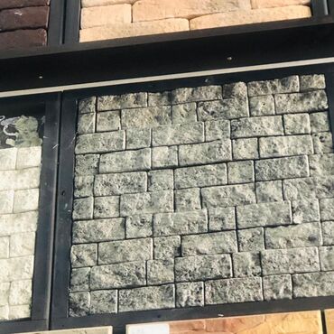 Digər bitirmə materialları: Kabançik fasad kərpiç Ağ və qəhvəyi tonlarda dekorativ kərpic-panellər — 19