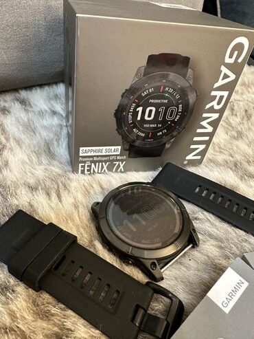 часы с америки: Garmin Fenix 7x sapphire solar, идеальный подарок на новый год, носил