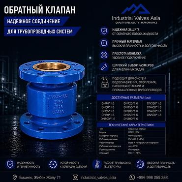 Обратный клапан D77X-16Q для трубопроводных систем Назначение: -