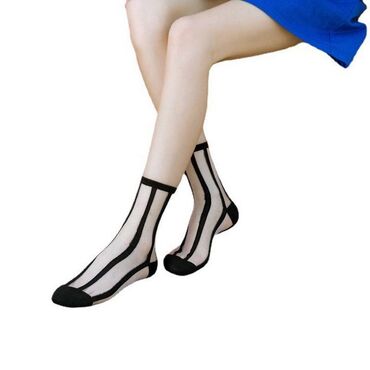 женские летние топы: Кружевные сетчатые прозрачные женские носки летние