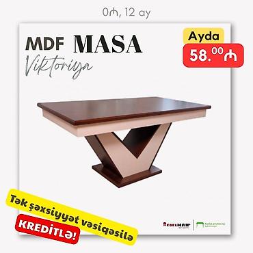 Masalar: Qonaq masası, Yeni, Açılan, MDF, Dördbucaq masa — 9