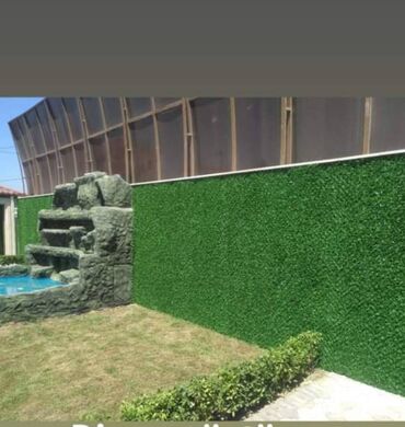 Bağ və bostan üçün digər məhsullar: Yaşıl dekorativ hasar-çim çit-setka qazon. Şirkətimiz tərəfindən — 10