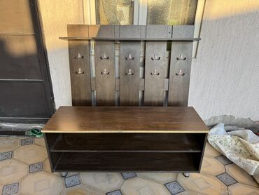 шкаф прихожую: Гарнитур для прихожей, Б/у, Вешалка, ДСП, Самовывоз, цвет - Коричневый