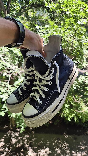 Мужские кроссовки, 39, 39.5, 40, Converse, Б/у, цвет - Черный, Самовывоз