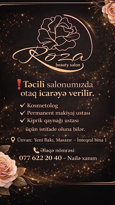 zirve iş merkezi: Kiprik ustası tələb olunur, Yerin icarəsi — 1