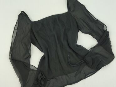 czarne bluzki z koronkowymi rękawami: Dorothy Perkins, Women's blouse, size L