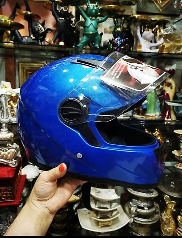 moto aranda: Tam üzlü motosiklet dəbilqəsi - Rənglər: qırmızı, mavi, gümüşü - — 2