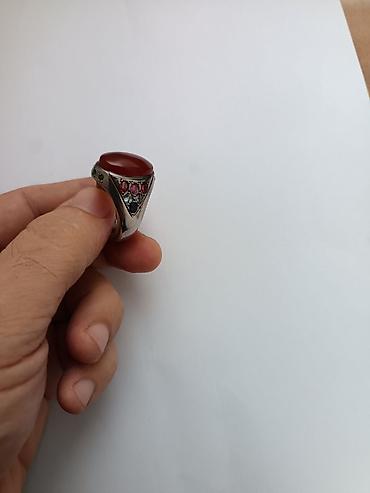 40 duymə sirga: Üzük, Gümüş, Əqiq — 6