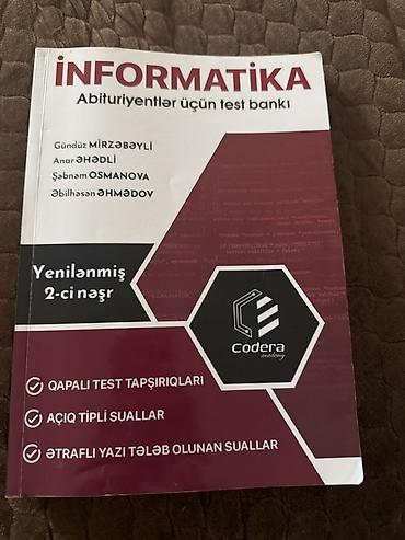 Məhsul: “İnformatika – Abituriyentlər üçün test bankı” (Yenilənmiş