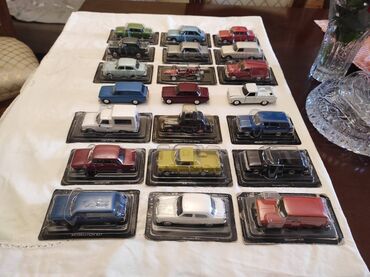Avtomobil modelləri: Kolleksiya satılır Ümumi 85 ədəd modeldir jurnalı ilə birlikdə 77 — 8