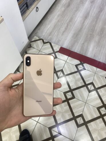 Tavalar: IPhone Xs Max, 64 GB, Qızılı, Zəmanət, Barmaq izi, Face ID