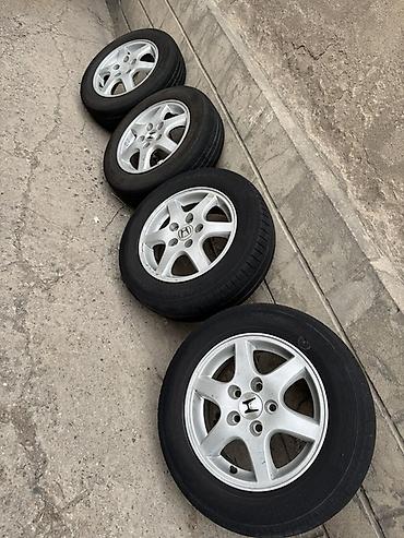 диски honda: Колеса в сборе 195 / 65 / R 15, Лето, Б/у, Комплект, Легковые, Литые, отверстий - 5 — 7