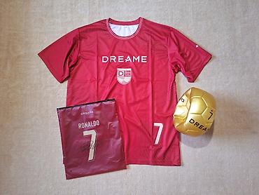 pantalone mona: Nov dres Ronaldo broj 7 L zlatna fudbalska lopta potpisom Poklon — 9