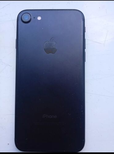 Apple iPhone: IPhone 7, Б/у, 128 ГБ, Черный, Защитное стекло, Чехол, Кабель, 100 %