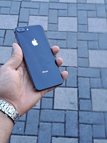 iphone 5c чехлы: IPhone 8 Plus, 64 ГБ, Черный, Отпечаток пальца