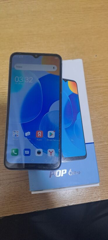 naxcivan telefon qiymetleri: Tecno Pop 6 Pro, 2 GB, rəng - Mavi