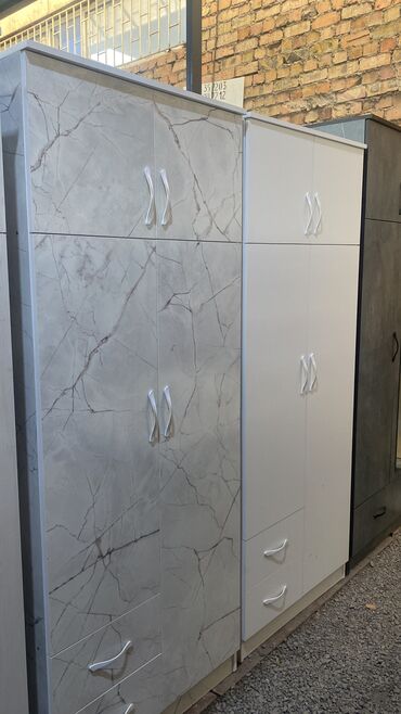 Шкафы для одежды: Шкафы 2 створчатые Эки эшик Эки коздуу шкаф Двух дверный Шифоньер — 9