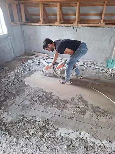 Beton işləri: Beton kəsimi və deşilməsi xidməti - Armaturlu beton, kəsək-beton — 3