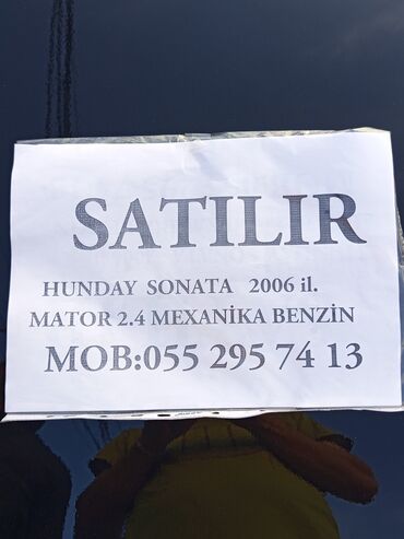 hyundai elantra 2019 qiymeti: Hyundai Sonata: 2.4 l | 2006 il Hetçbek