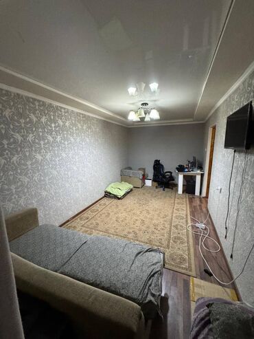 недостроенные дома в бишкеке: 1 бөлмө, 31 кв. м, Жеке план, 5 кабат, Евроремонт