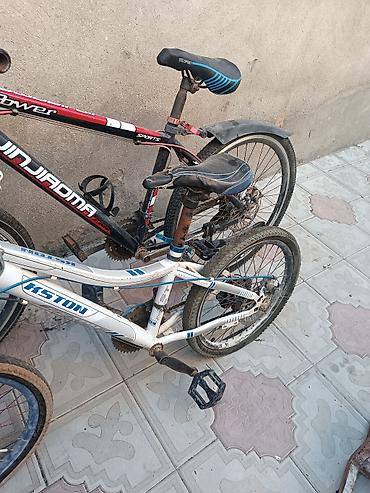 Dağ velosipedləri: İki ədəd velosiped dəsti - Ölçülər: biri 26" təkərli, digəri daha — 6